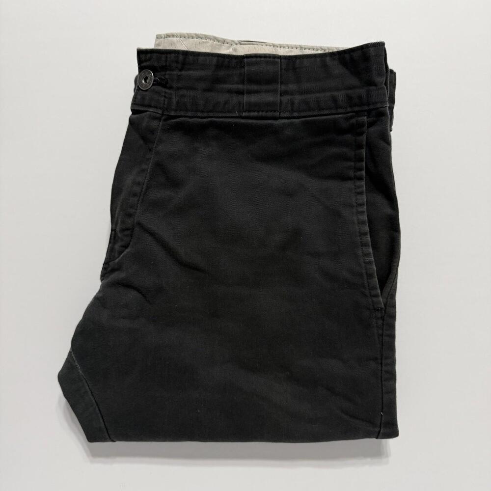 Dickies Pants Black Skinny Straight Workwear Cotton Blend Size Men 32X30 - Picture 2 of 9